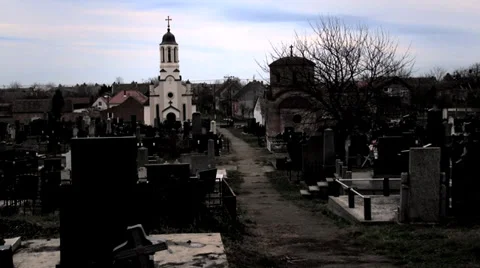 Old orthodox cemetery Видео 35761783