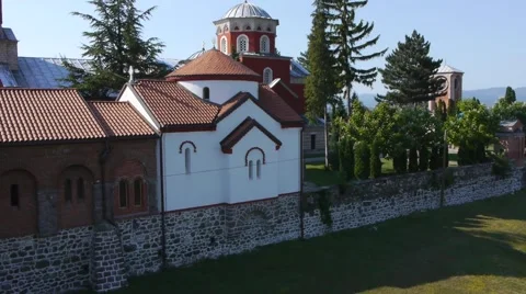 Old orthodox monastery Stock Footage 63793922