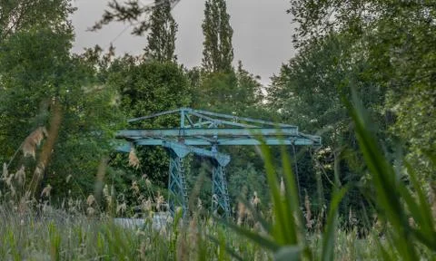 Old out of use bridge Stock Photos