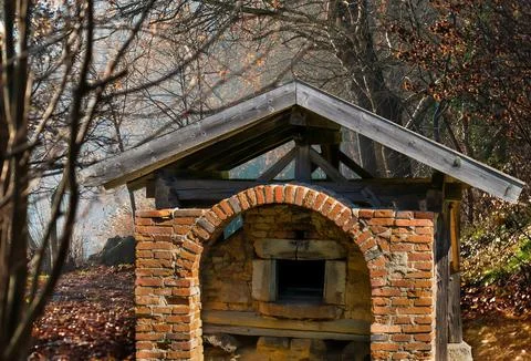 Old oven for baking bread Stock Photos
