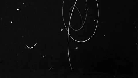 Old Overhead Black Background with Dust and Stains Stock Footage 318248616