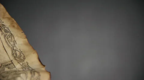 Old pacific map dolly 스톡 동영상 45312429