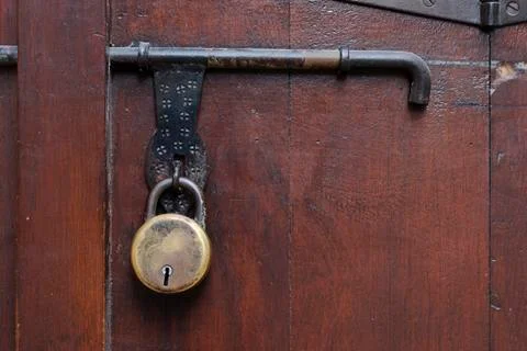 Old padlock Stock Photos