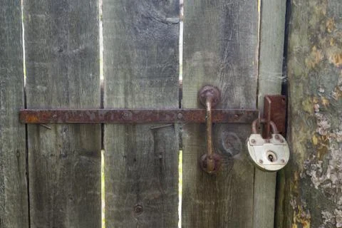 The old padlock Stock Photos