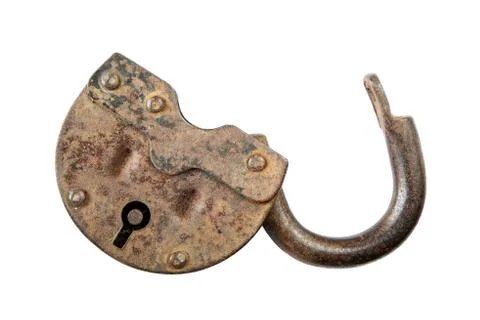 Old padlock Stock Photos