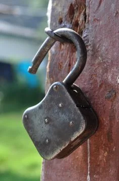 Old padlock Stock Photos