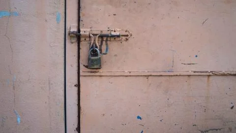 Old padlock. Stock Photos
