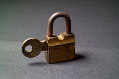 Old padlock Stock Photos