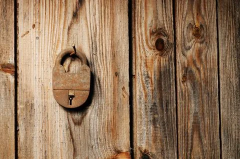 Old padlock Stock Photos