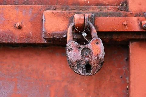 Old Padlock Stock Photos