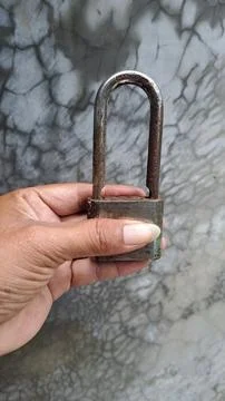 Old padlock Stock Photos