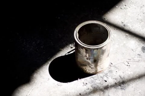 Old paint bucket Stock Photos