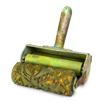 Old Paint Roller Foto stock