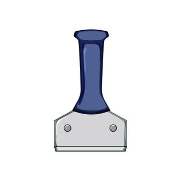 Old paint scraper cartoon vector illustration Ilustração Stock