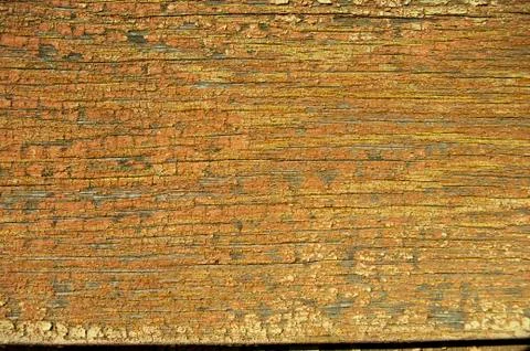 Old paint surface, texture, vintage background, painted wood.Retro Stock Photos