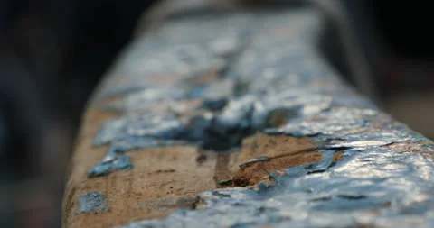 Old Paint on a wall Stock Footage 320380592