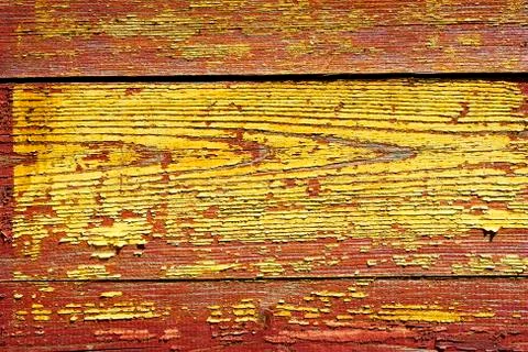 Old painted boards Stock Photos