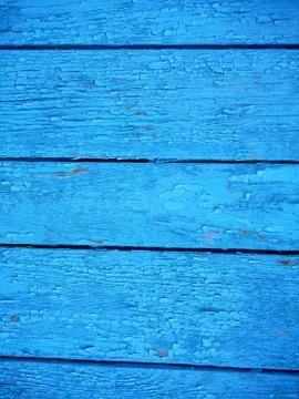 Old painted boards for use as a background. Stock Photos