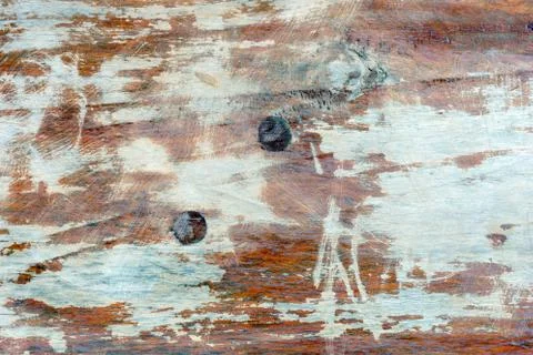 Old painted boards for use as a background Stock Photos