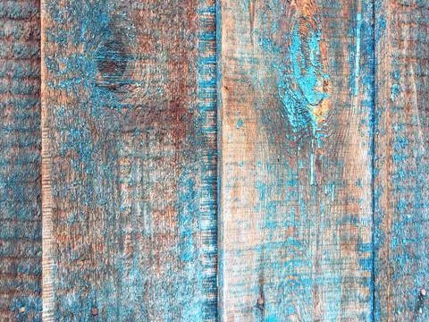 Old painted boards wall background. Vertical texture Stock Photos
