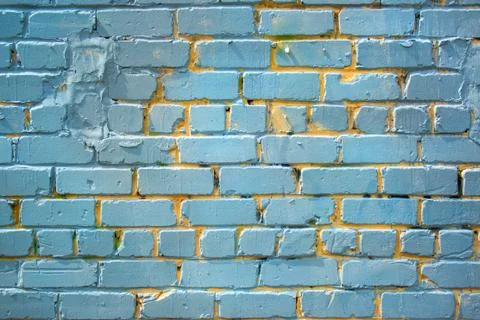 Old painted bricks texture Stock Photos