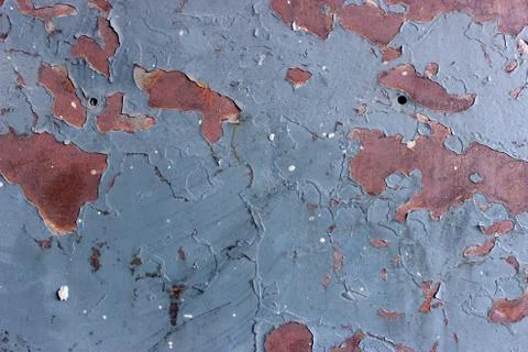 Old painted iron sheet, texture, background Stock Photos