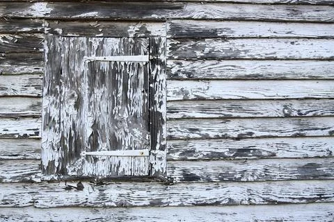 Old painted shutter Stock Photos