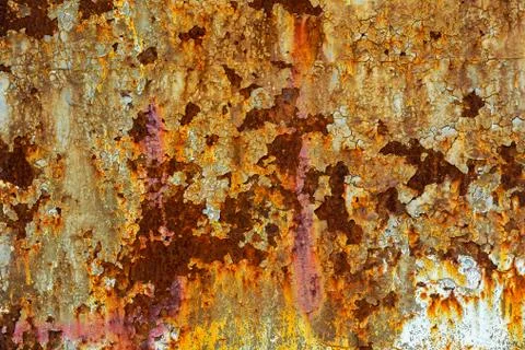 Old painted surface with rustic oil paints Stock Photos