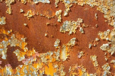 Old painted surface with rustic oil paints Stock Photos