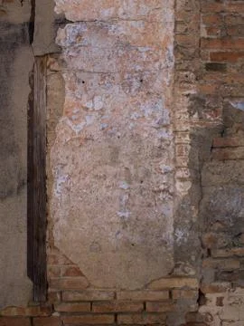 Old painted wall. Stock Photos