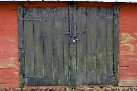 Old pair doors Stock Photos