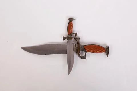 An old pair of knifes Stock Photos