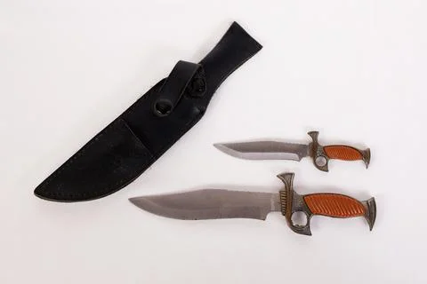 An old pair of knifes Stock Photos