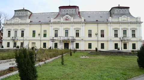 The old palace in Baroque style Stock Footage 49912926