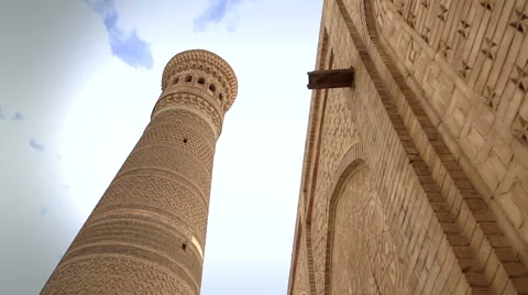 Old Palace at Bhukara Stock Footage 54718337