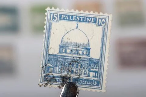 Old  Palestinian stamp Stock Photos