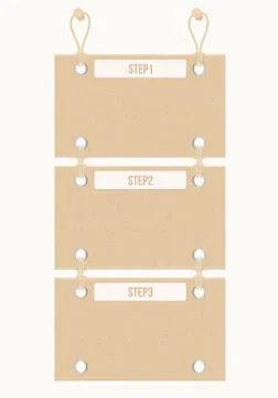 Old paper banners Stock Illustration
