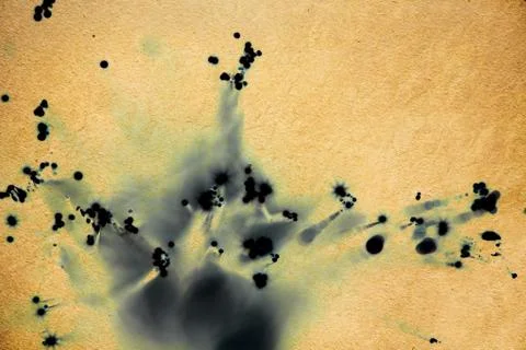 Old paper with blots Stock Photos
