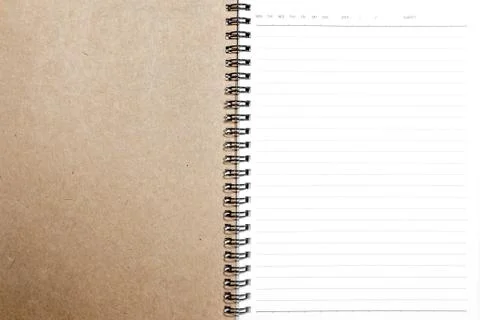 Old paper book. Stock Photos