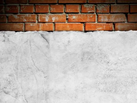 Old paper on brickwall Stock Photos