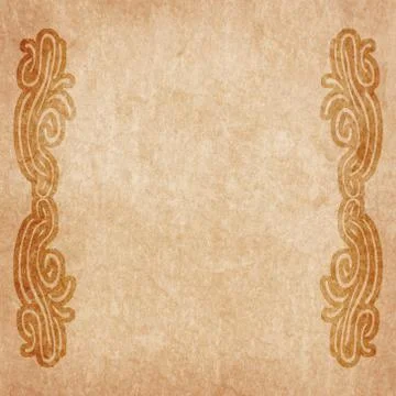 Old paper with calligraphy pattern Stock Photos