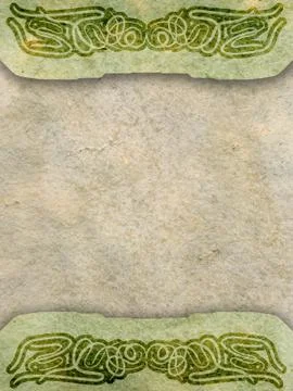 Old paper with calligraphy pattern Stock Photos