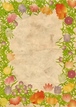Old paper card Stock Illustration