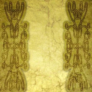 Old paper with celtic pattern Stock Photos