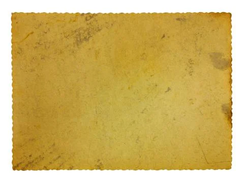 Old paper with a figured emarginated Stock Photos