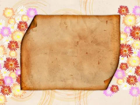 Old paper Stock Illustration