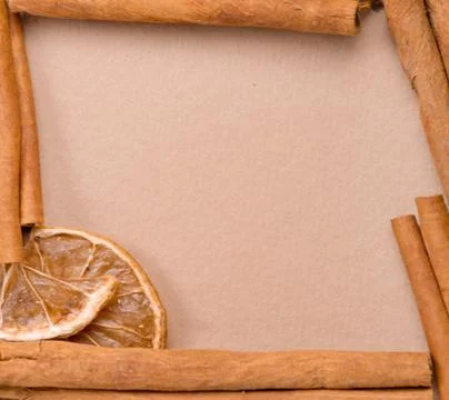 Old paper with ingredients Stock Photos