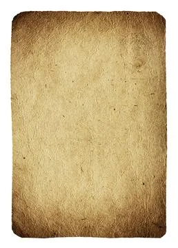 Old Paper isolated Stock Illustration