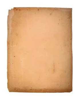 Old paper isolated Stock Photos