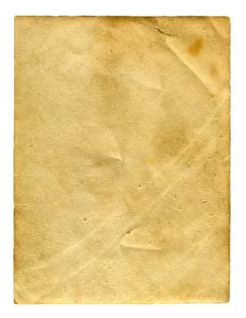 Old Paper isolated Foto stock